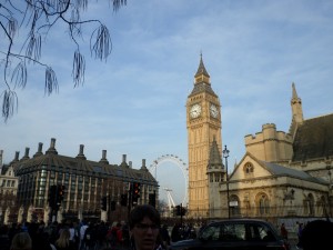 Big Ben and the London Eye